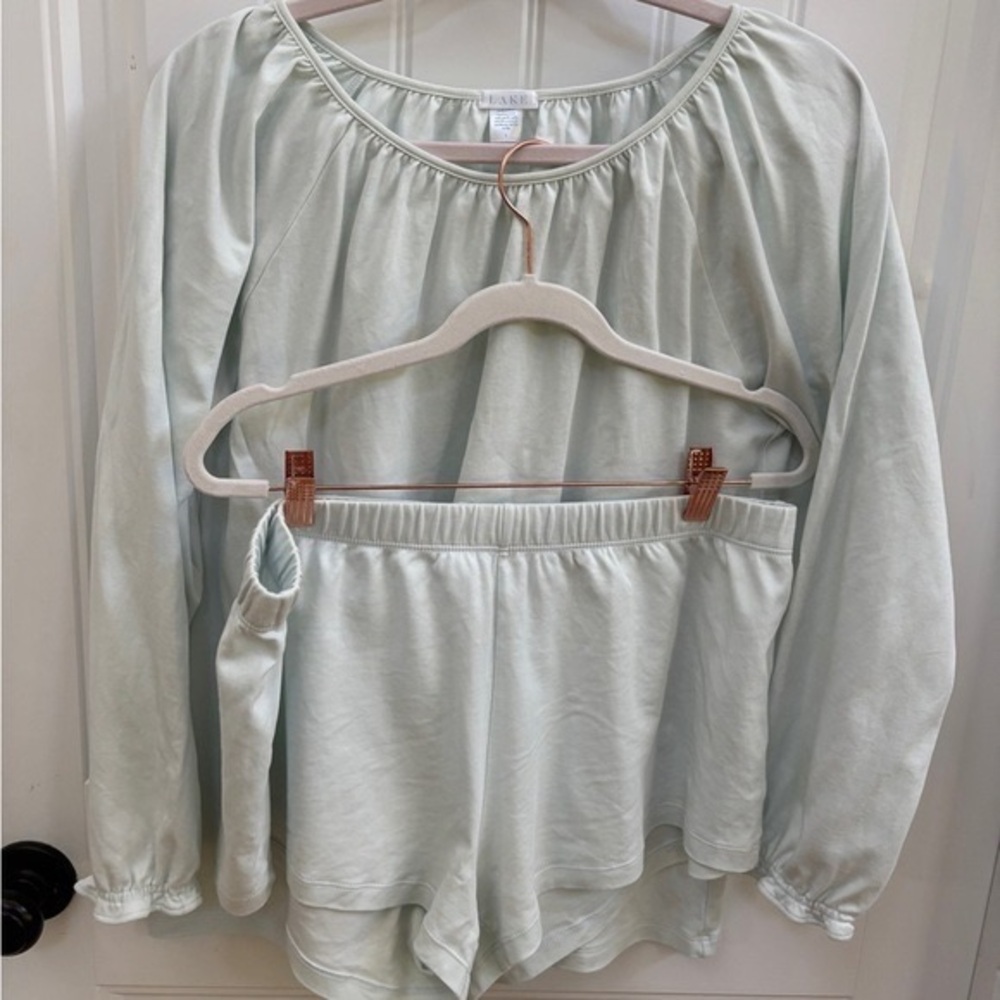 Sky Blue 100% Pima Cotton LAKE Pajamas